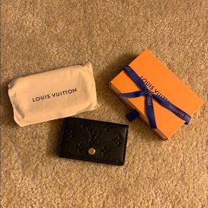 LOUIS VUITTON Empreinte Multicartes Marine Rouge